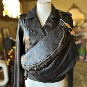Free People Black Crossbody Bag